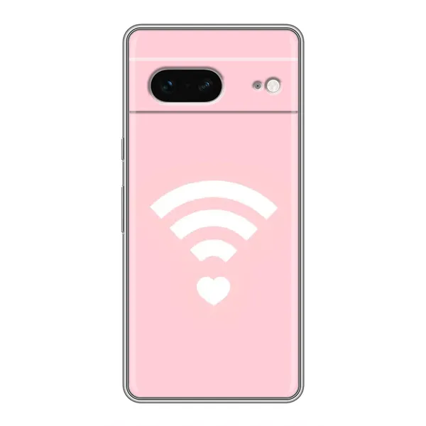 Чехол с рисунком «WiFi Love» для Google Pixel 7 Чехол с рисунком «WiFi Love» для Google Pixel 7