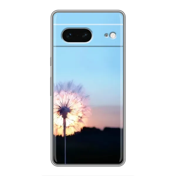 Чохол з малюнком «Захід з кульбабкою» для Google Pixel 7 Чохол з малюнком «Захід з кульбабкою» для Google Pixel 7