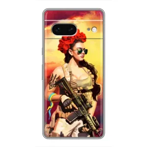 ЗСУ Чехлы (TPU) для Google Pixel 7 (Женщина солдат)