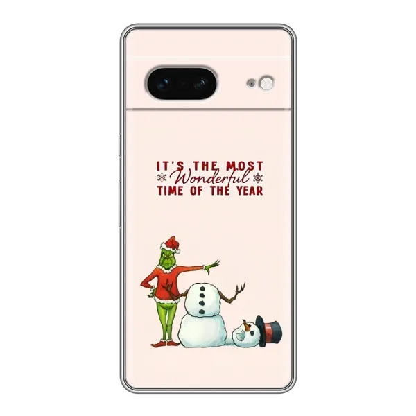 Чехол с рисунком «Злой Гринч» для Google Pixel 7 Чехол с рисунком «Злой Гринч» для Google Pixel 7