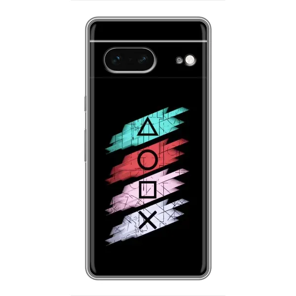 Чехол с рисунком «Значки Sony» для Google Pixel 7