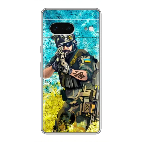Чехол с рисунком «ЗСУ Воин» для Google Pixel 7 Чехол с рисунком «ЗСУ Воин» для Google Pixel 7