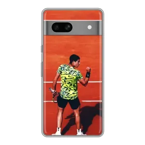 Чехлы с принтом Спортивная тематика для Google Pixel 7A (Алькарас Теннисист)