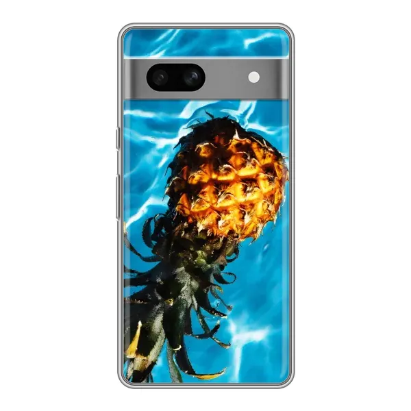 Чехол с рисунком «Ананас» для Google Pixel 7A Чехол с рисунком «Ананас» для Google Pixel 7A