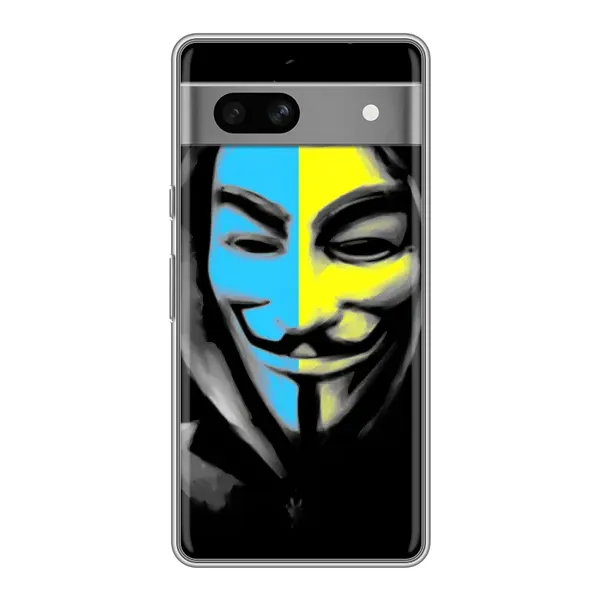 Чехол с рисунком «Анонимус патриот» для Google Pixel 7A Чехол с рисунком «Анонимус патриот» для Google Pixel 7A