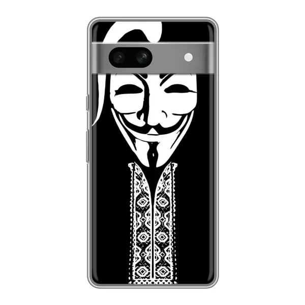 Чехол с рисунком «Анонимус» для Google Pixel 7A Чехол с рисунком «Анонимус» для Google Pixel 7A
