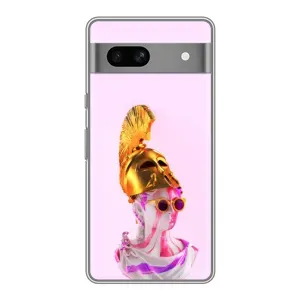 Чохол з Прикольним Принтом на Google Pixel 7A (АРТ Статуя)