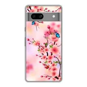 Чохол з картинкою Сакури на Google Pixel 7A (Метелики на сакурі)