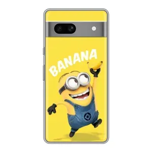 Мультяшний принт на Чохол для Гугул Піксель 7А (Banana)