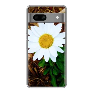 Чохол з ромашками на Google Pixel 7A (Біла ромашка)
