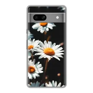 Чохол з ромашками на Google Pixel 7A (Білі ромашки)