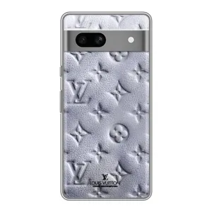 Текстурний Чохол Louis Vuitton для Гугул Піксель 7А (Білий ЛВ)