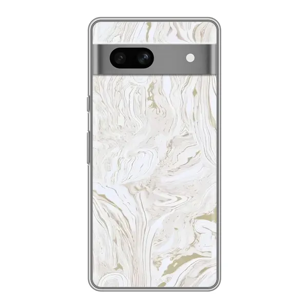 Чехол с рисунком «белый мрамор» для Google Pixel 7A Чехол с рисунком «белый мрамор» для Google Pixel 7A