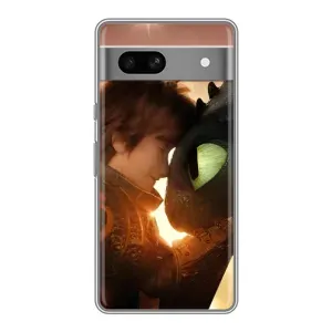 Чехол дракон Беззубик для Google Pixel 7A (Беззубик и Иккинг)