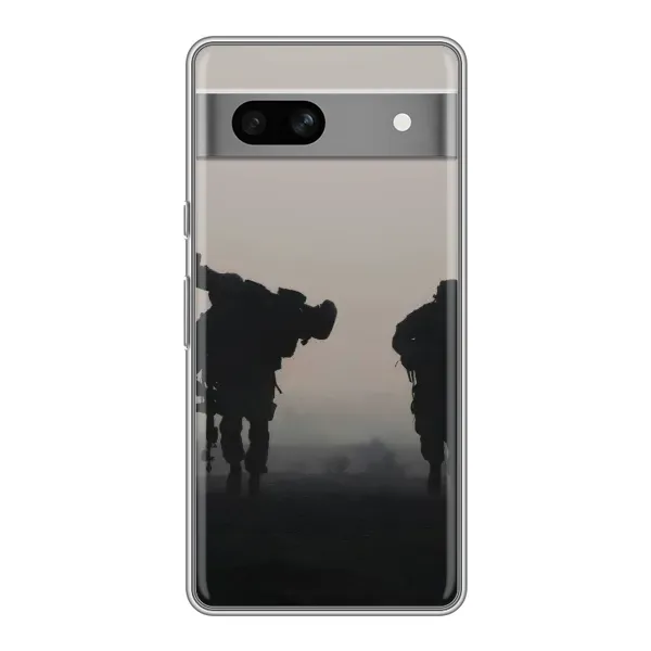 Чехол с рисунком «Бой солдат» для Google Pixel 7A Чехол с рисунком «Бой солдат» для Google Pixel 7A