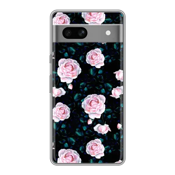 Чехол с рисунком «Чайные розы» для Google Pixel 7A Чехол с рисунком «Чайные розы» для Google Pixel 7A