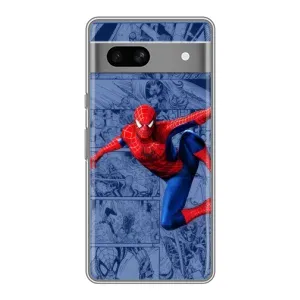Силиконовый Чехол для Google Pixel 7A (Человек Паук)