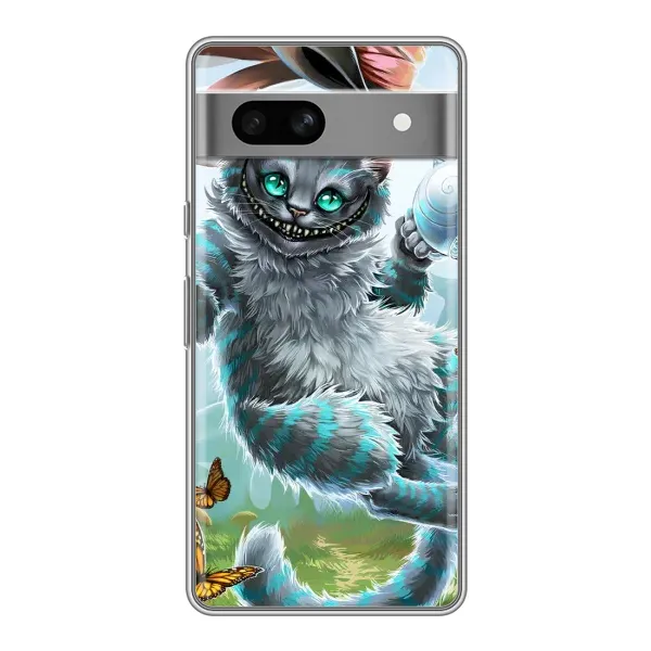 Чехол с рисунком «Чеширский КОТИК» для Google Pixel 7A Чехол с рисунком «Чеширский КОТИК» для Google Pixel 7A