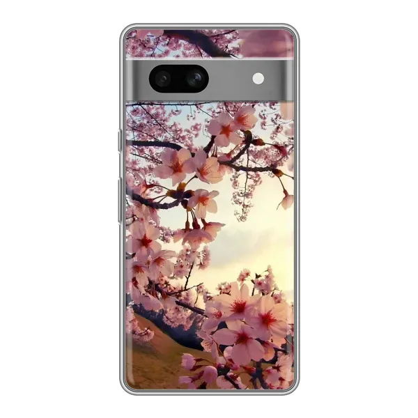 Чохол з малюнком «Квітуча сакура» для Google Pixel 7A Чохол з малюнком «Квітуча сакура» для Google Pixel 7A