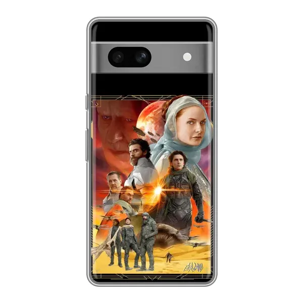 Чехол с рисунком «Д Ю Н А» для Google Pixel 7A