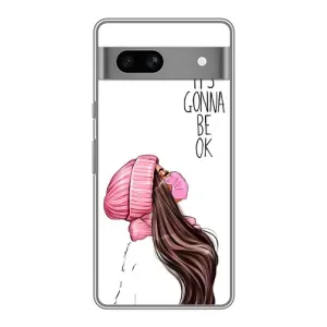 Чехол Стильные девушки на Google Pixel 7A (Девушка в маске)