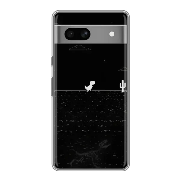 Чехол с рисунком «Динозаврик» для Google Pixel 7A Чехол с рисунком «Динозаврик» для Google Pixel 7A