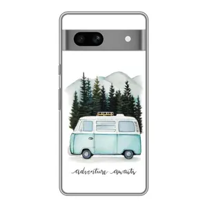 Силіконовий бампер з картинкою машини на Google Pixel 7A