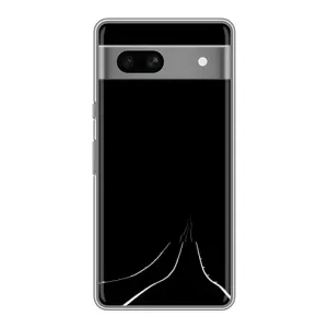 Чохол з картинками на чорному фоні для Google Pixel 7A (Дорога)