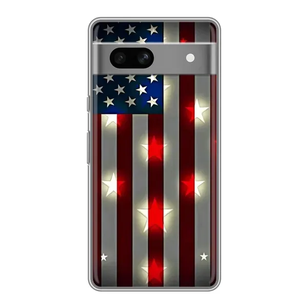 Чохол з малюнком «Прапор США 2» для Google Pixel 7A