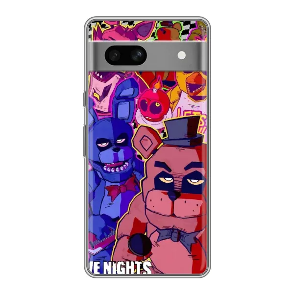 Чехол с рисунком «Фредди» для Google Pixel 7A