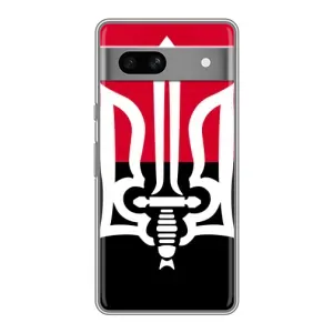 Чохли УПА (Червоно-Чорний) на Google Pixel 7A (Герб України)