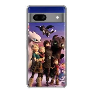 Чехол дракон Беззубик для Google Pixel 7A (Герои дракона)