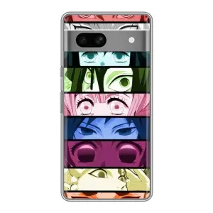 Силіконові чохлі з очіма Anime для Гугул Піксель 7А (Очі Хашира)