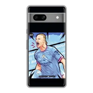 Чохли з принтом на Google Pixel 7A Футболіст (гол Ерлінг Холанд)