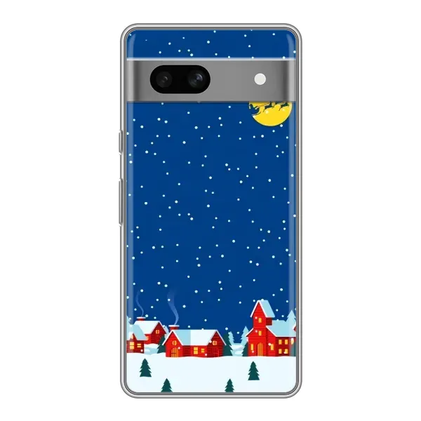 Чохол з малюнком «Місто в снігу» для Google Pixel 7A Чохол з малюнком «Місто в снігу» для Google Pixel 7A