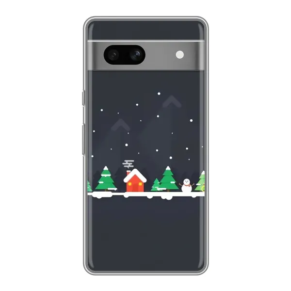 Чохол з малюнком «Місто зимове» для Google Pixel 7A Чохол з малюнком «Місто зимове» для Google Pixel 7A