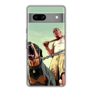 Чехол с рисунком «GTA» для Google Pixel 7A