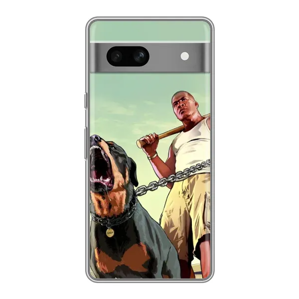 Чехол с рисунком «GTA» для Google Pixel 7A