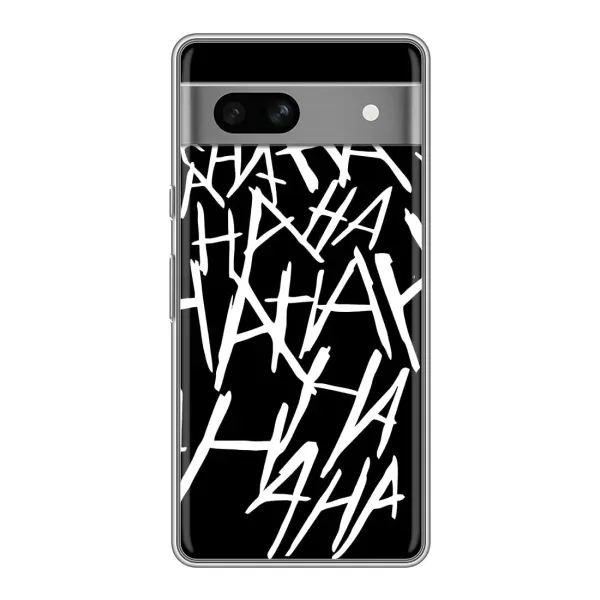 Чехол с рисунком «Хахаха» для Google Pixel 7A