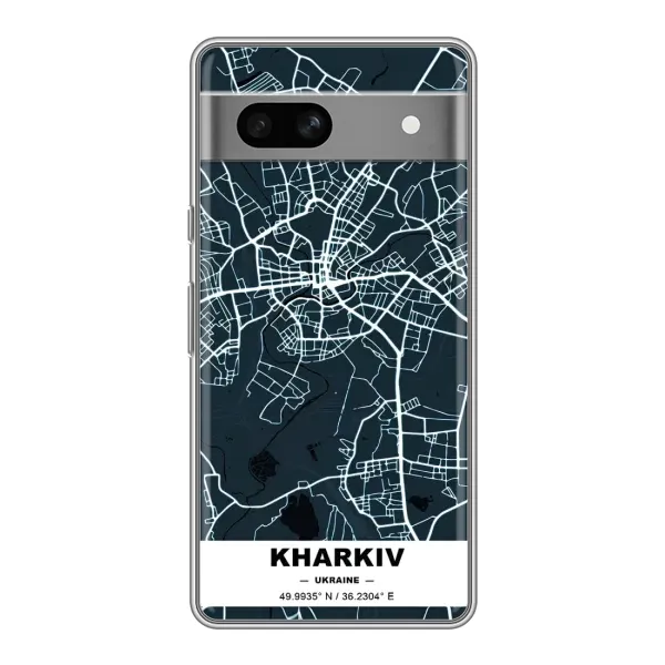 Чехол с рисунком «Харьков» для Google Pixel 7A