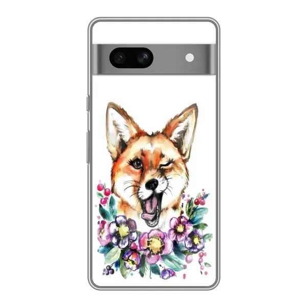 Чехол с рисунком «Хитрая лиса» для Google Pixel 7A Чехол с рисунком «Хитрая лиса» для Google Pixel 7A