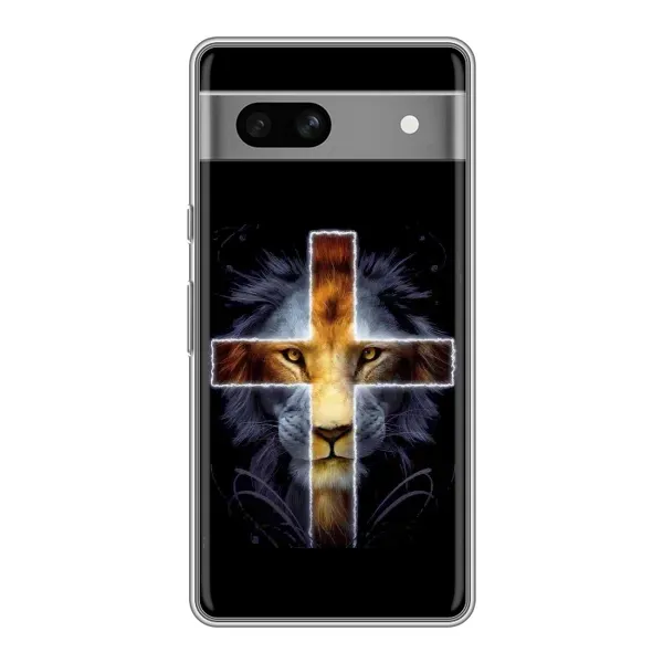 Чехол с рисунком «Иисус Лев» для Google Pixel 7A Чехол с рисунком «Иисус Лев» для Google Pixel 7A