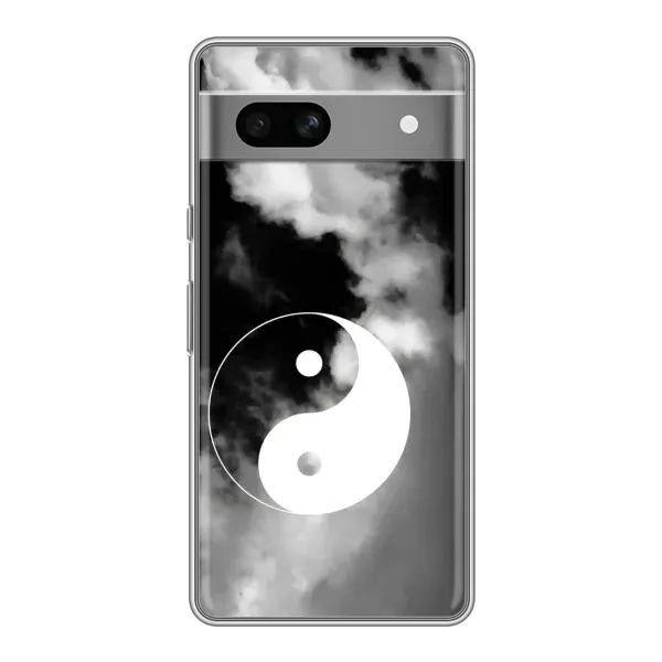 Чехол с рисунком «Инь-Янь» для Google Pixel 7A Чехол с рисунком «Инь-Янь» для Google Pixel 7A