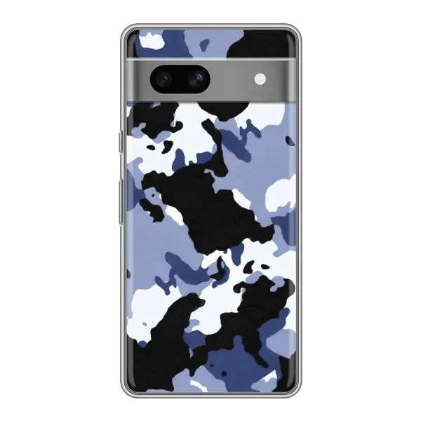 Чохол з малюнком «Камуфляжний Сірий» для Google Pixel 7A Чохол з малюнком «Камуфляжний Сірий» для Google Pixel 7A