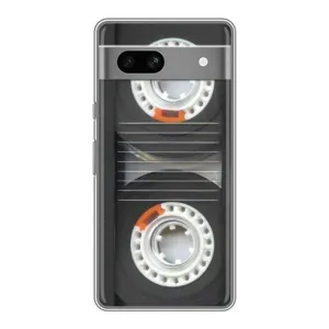 Чохол з Прикольним Принтом на Google Pixel 7A (Касета магнітофону)