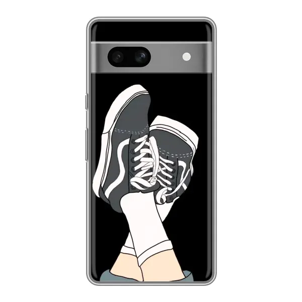 Чехол с рисунком «Кеды» для Google Pixel 7A Чехол с рисунком «Кеды» для Google Pixel 7A
