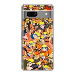 Чохли з принтом НАРУТО на Google Pixel 7A (Коллаж Наруто)