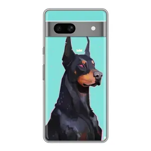 Чохол з малюнком «Король доберман» для Google Pixel 7A