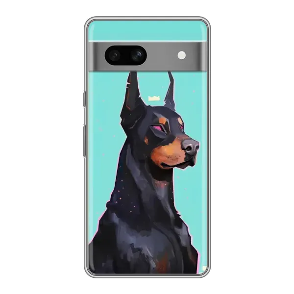 Чохол з малюнком «Король доберман» для Google Pixel 7A Чохол з малюнком «Король доберман» для Google Pixel 7A