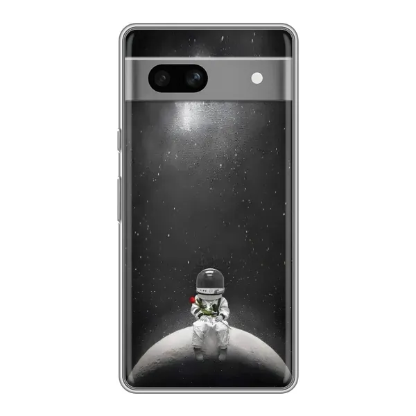 Чехол с рисунком «Космонавт романтик» для Google Pixel 7A Чехол с рисунком «Космонавт романтик» для Google Pixel 7A